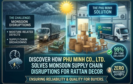 How Phu Minh Mitigated Rattan Supply Chain Breakdowns During Peak Monsoon Seasons